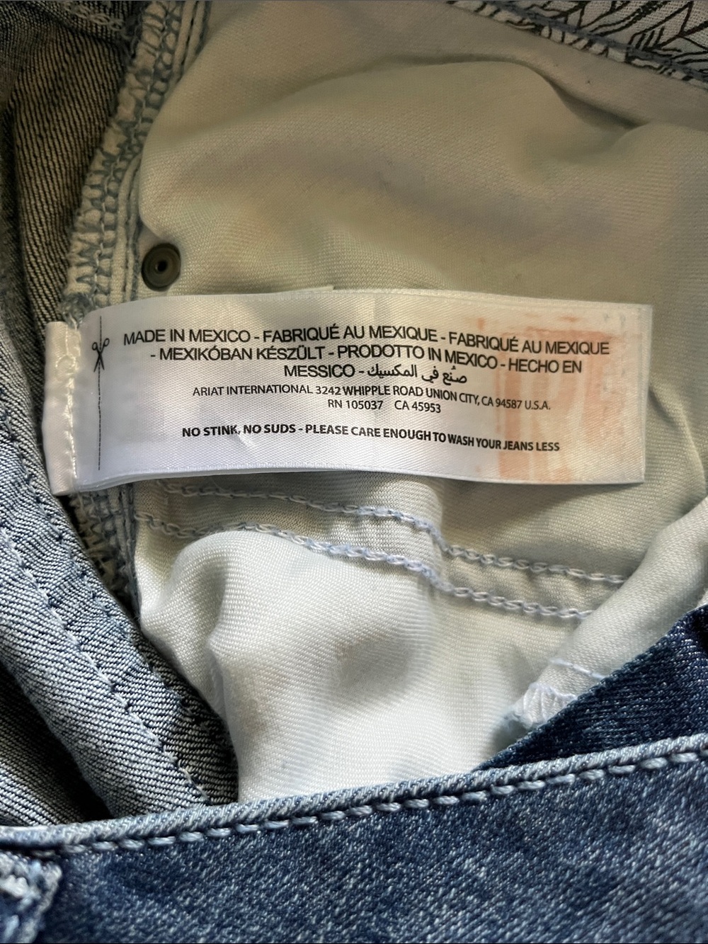 Ariat Real Denim Arrow Mid Rise Bootcut NWT Size 33s - Picture 11 of 16